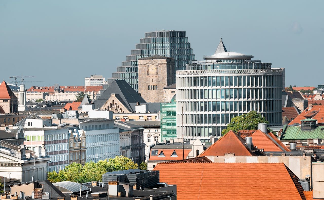 Панорама міста Познань Панорама міста Познань