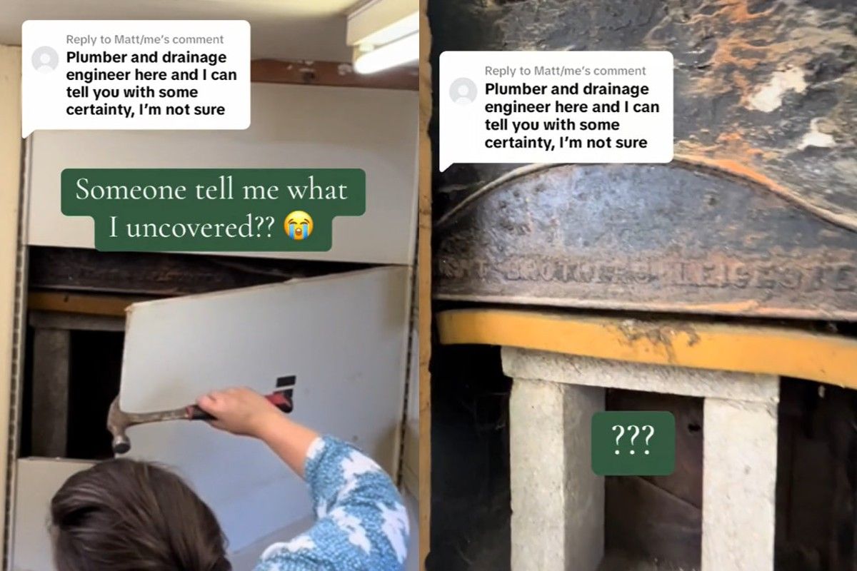 Жінка знайшла таємний предмет за стіною Жінка знайшла таємний предмет за стіною