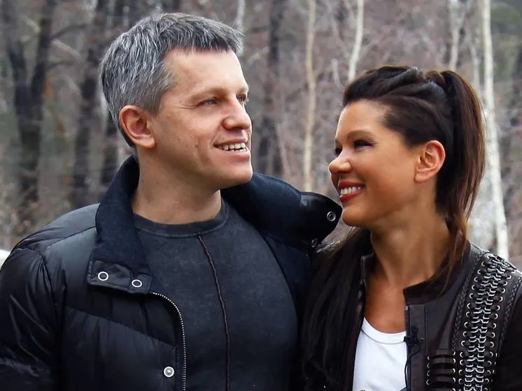 Руслана Лижичко з чоловіком Руслана Лижичко з чоловіком