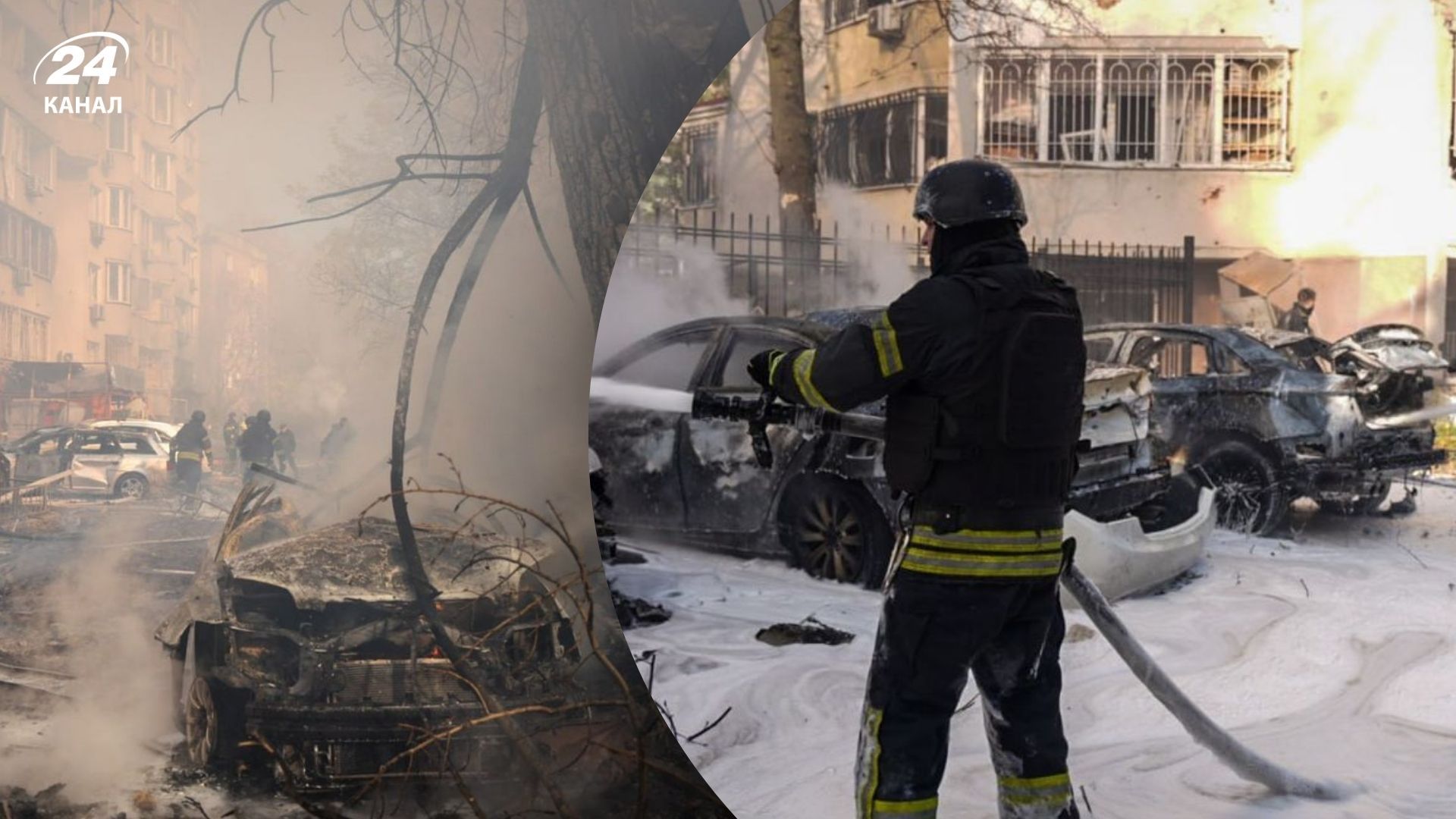 Враг нанес удар по жилому кварталу Одессы Враг нанес удар по жилому кварталу Одессы