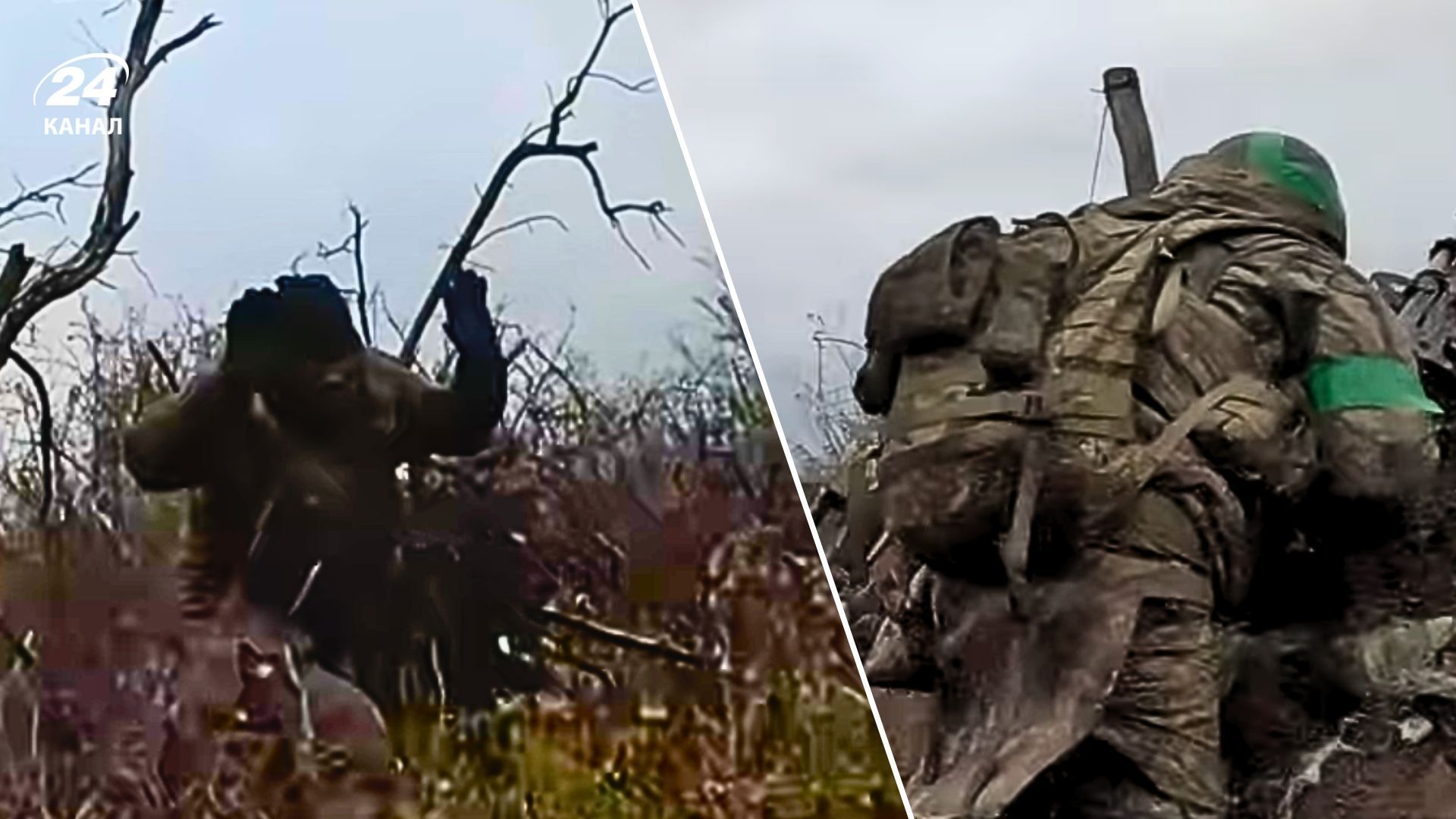 Як бійці 28 ОМБр відбили позиції біля Торецька і взяли у полон окупантів Як бійці 28 ОМБр відбили позиції біля Торецька і взяли у полон окупантів