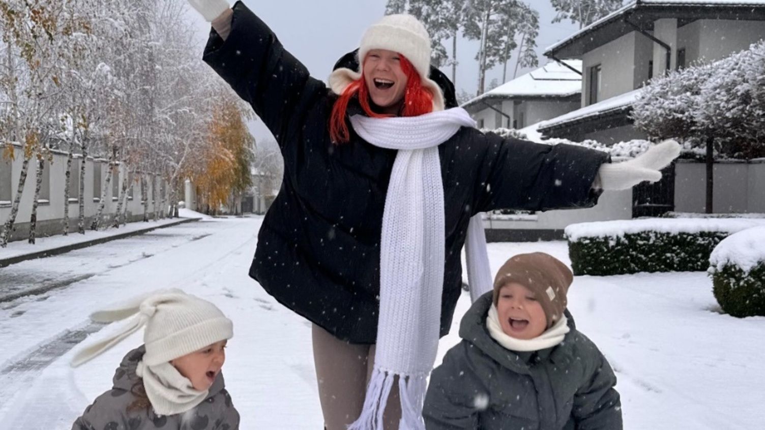 Первый снег в Киеве Первый снег в Киеве