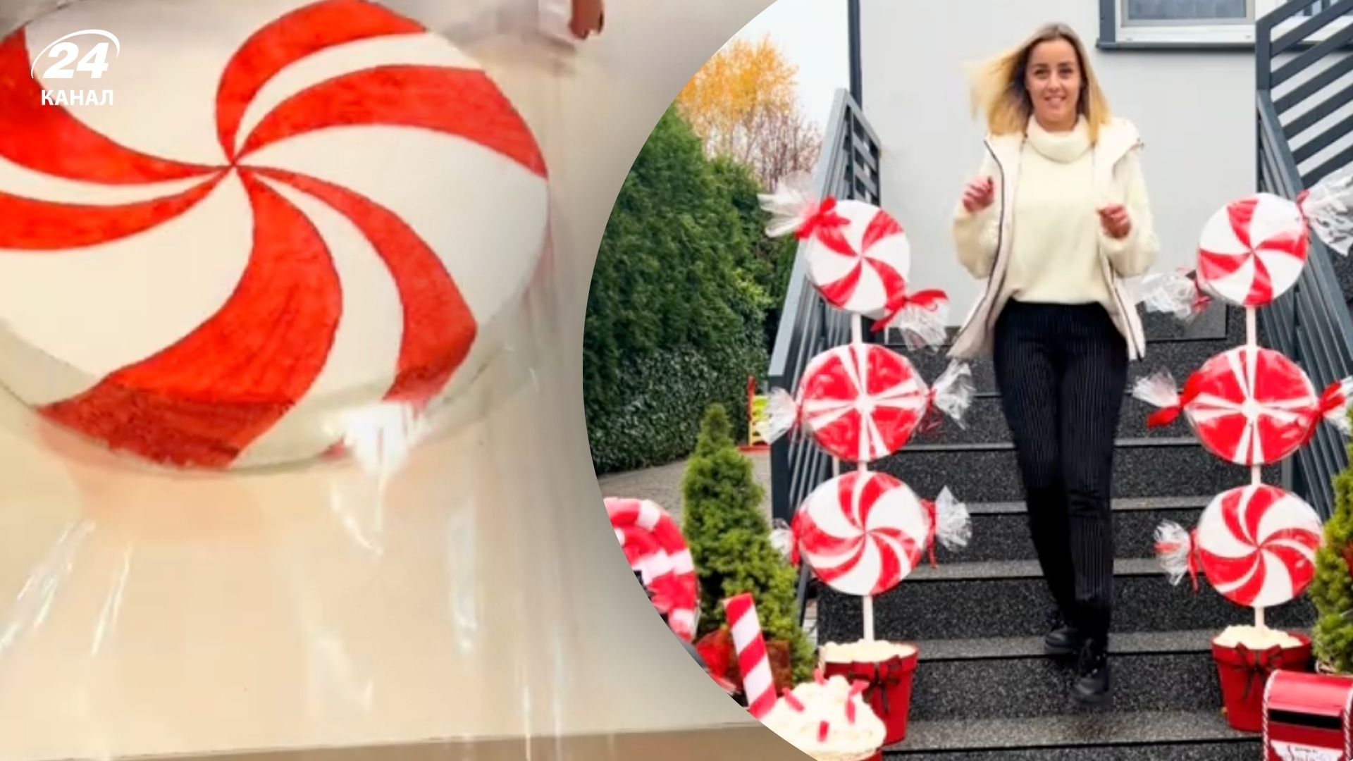 Декор для дома рождественские леденцы - как сделать своими руками Декор для дома рождественские леденцы - как сделать своими руками