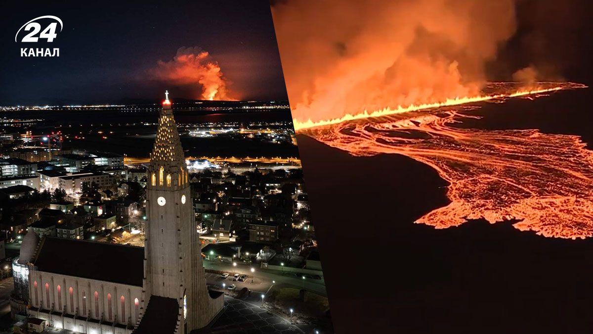 В Ісландії лава вулкана розтікається після виверження В Ісландії лава вулкана розтікається після виверження