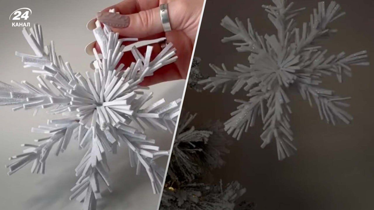 Як прикрасити ялинку декоративними сніжинками - Дизайн 24 Як прикрасити ялинку декоративними сніжинками - Дизайн 24