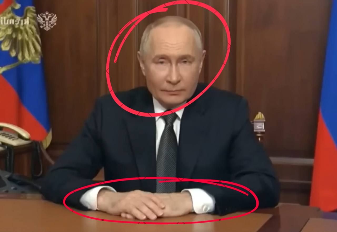 На відео 21 листопада міг бути несправжній Путін На відео 21 листопада міг бути несправжній Путін