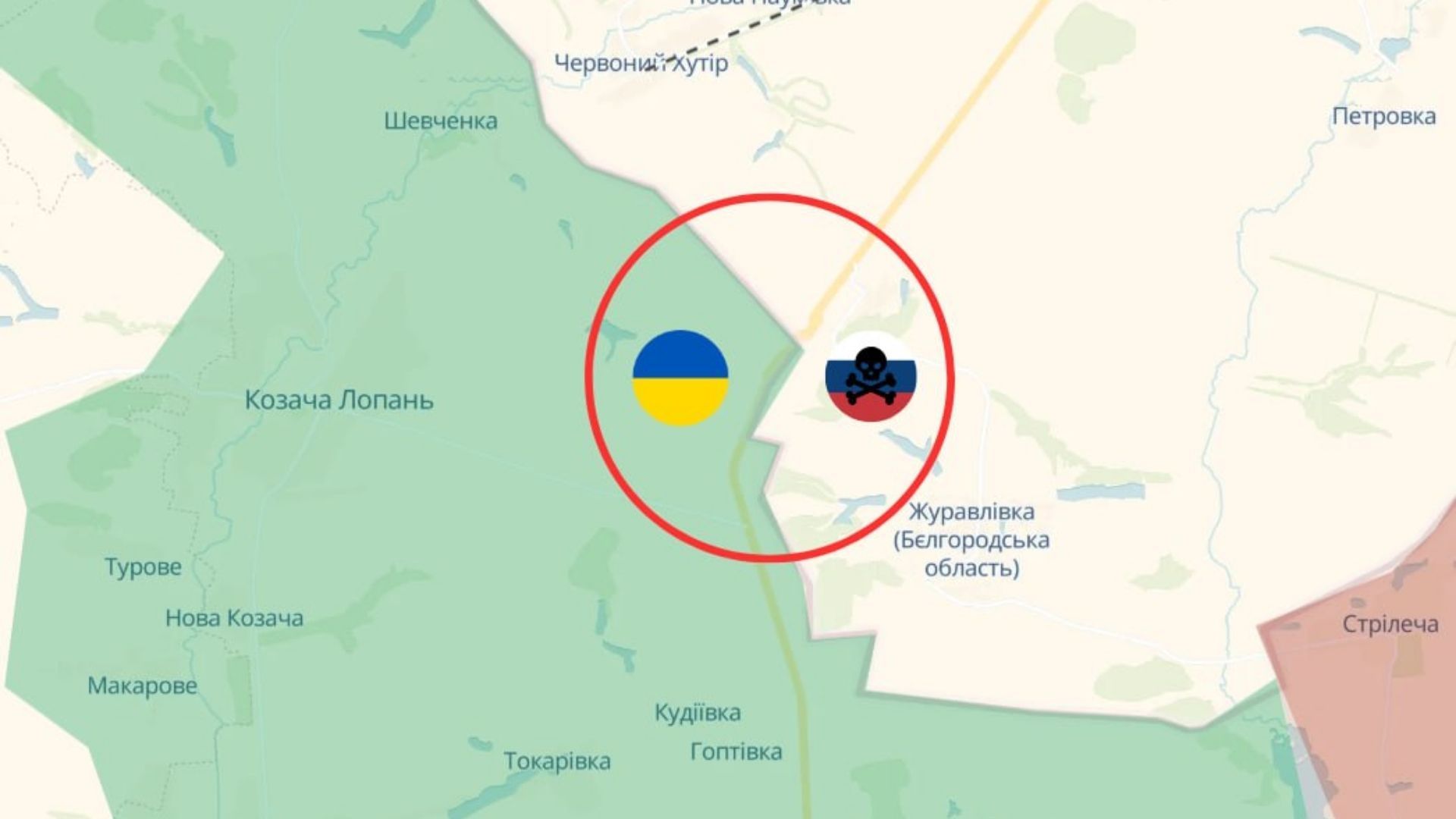 Ночью россияне попытались прорваться через границу в районе КПП Гоптовка Гоптовка – Нехотеевка Ночью россияне попытались прорваться через границу в районе КПП Гоптовка Гоптовка – Нехотеевка