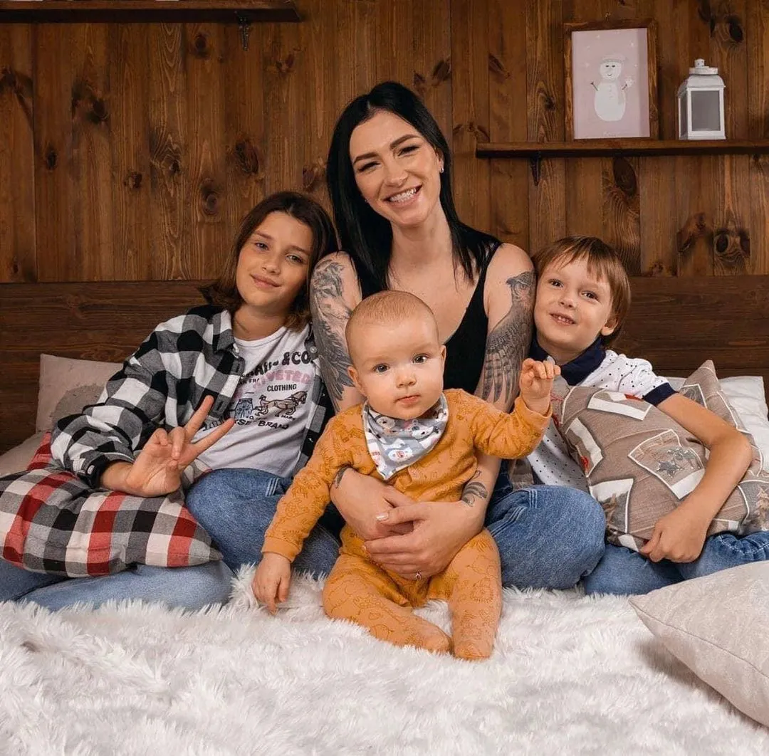 Анастасия Приходько с детьми Анастасия Приходько с детьми