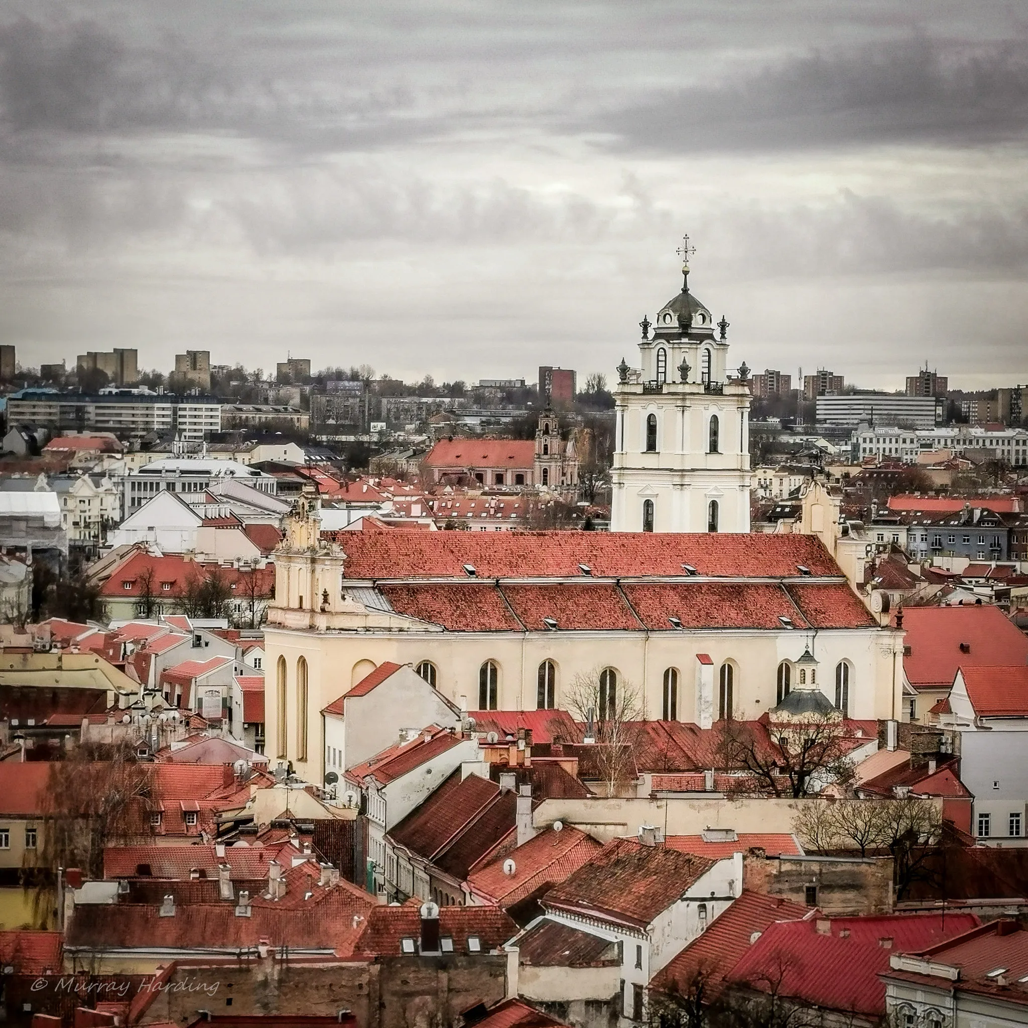 Панорама міста Вільнюс Панорама міста Вільнюс