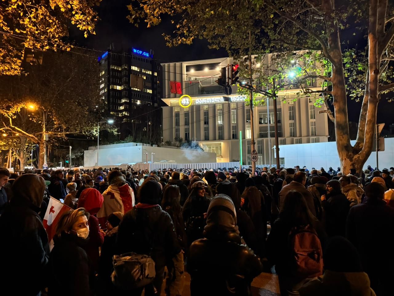 У Грузії розпочалися мітинги через "замороження" руху в ЄС - 24 Канал У Грузії розпочалися мітинги через "замороження" руху в ЄС - 24 Канал