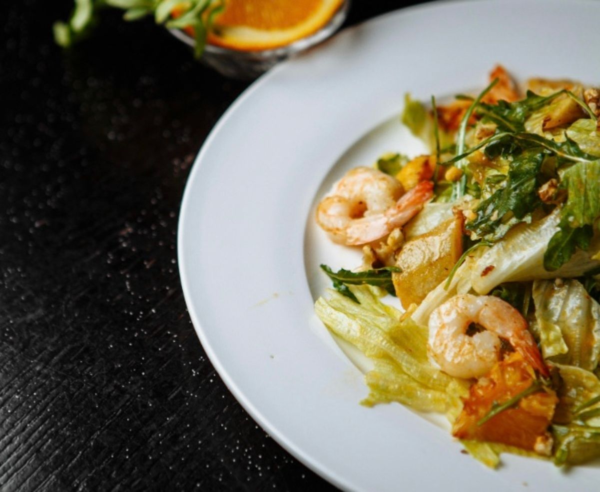 Салат с морепродуктами Салат с морепродуктами