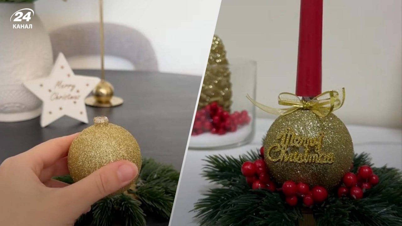 Как сделать подсвечник для рождественского стола своими руками - Дизайн 24 Как сделать подсвечник для рождественского стола своими руками - Дизайн 24
