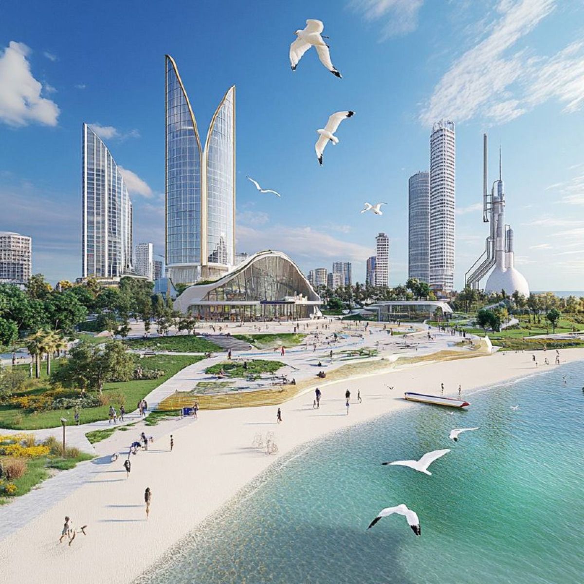 Как искусственный интеллект видит Мариуполь после войны Как искусственный интеллект видит Мариуполь после войны