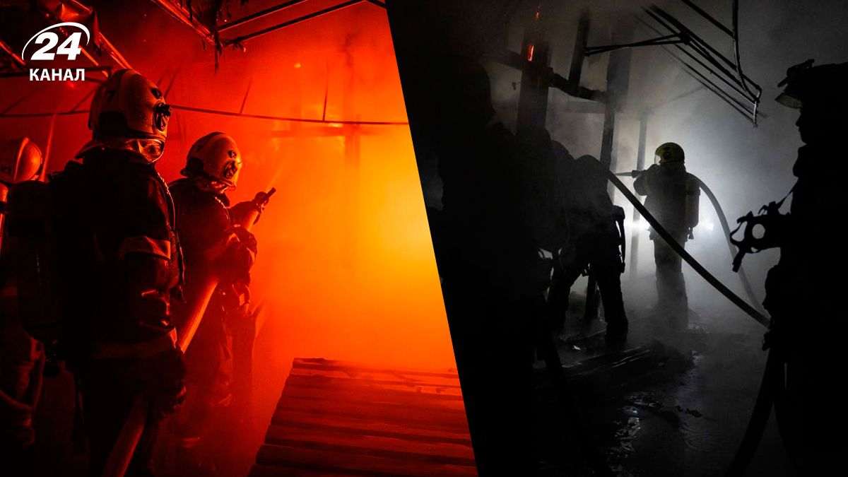 Пожар в Киеве Пожар в Киеве