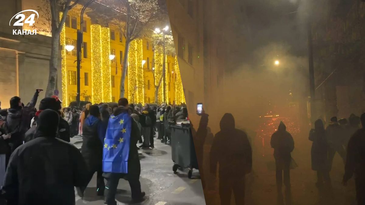 У Грузії тривають протести У Грузії тривають протести