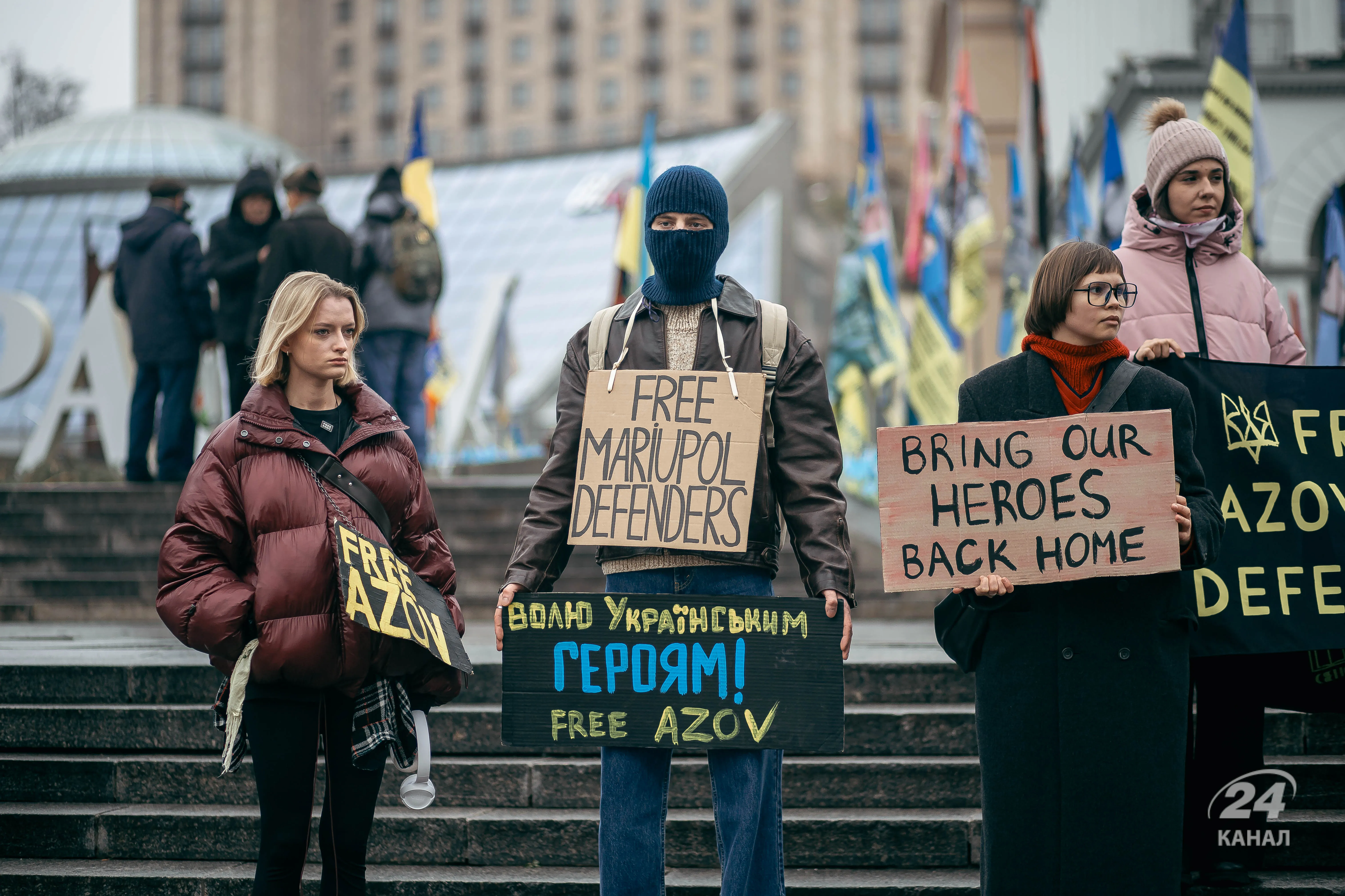 У Києві 1 грудня пройшла акція на підтримку військовополонених