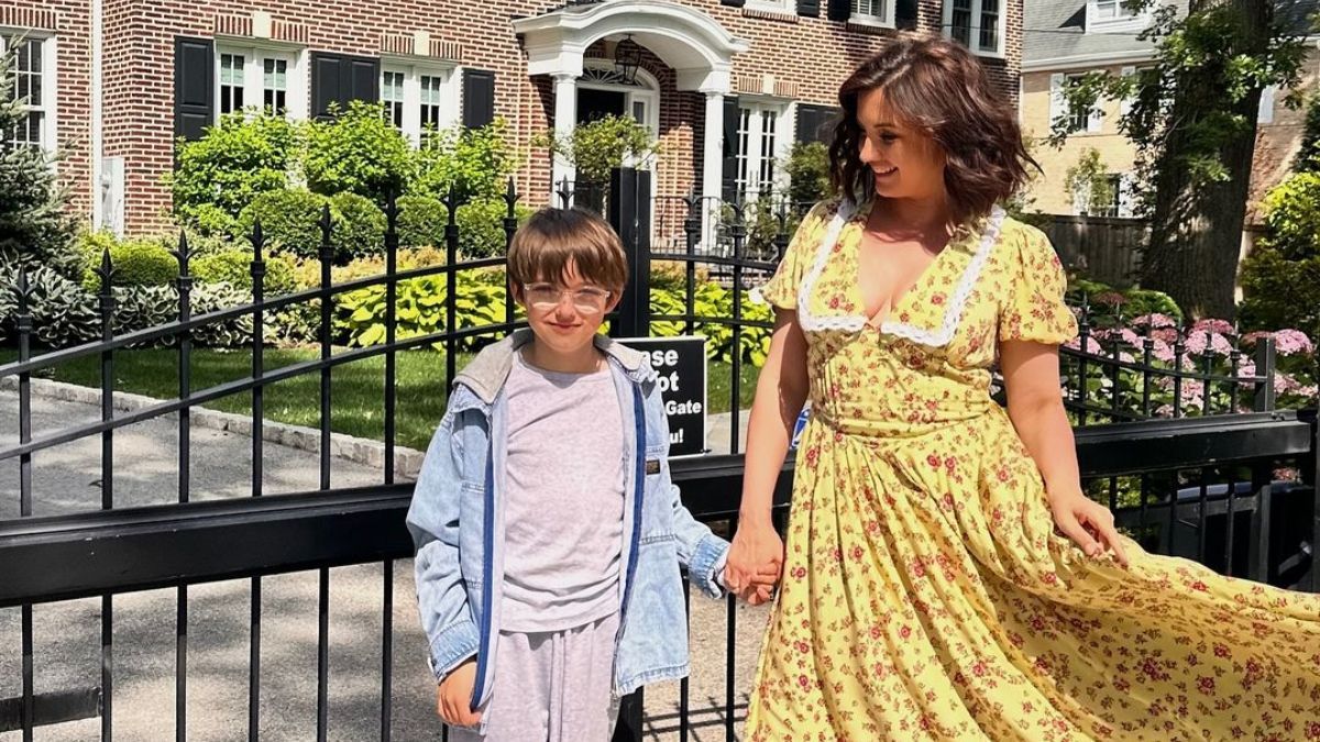 Оля Цибульская с сыном Оля Цибульская с сыном