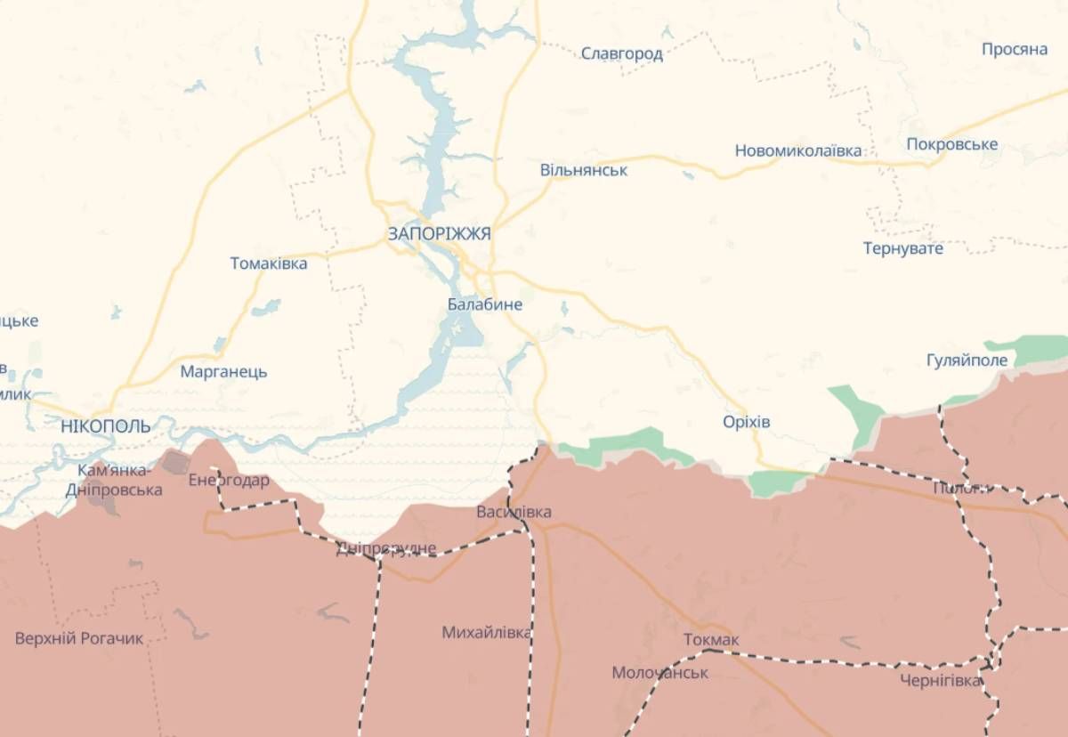 Ситуація на Запорізькому напрямку Ситуація на Запорізькому напрямку