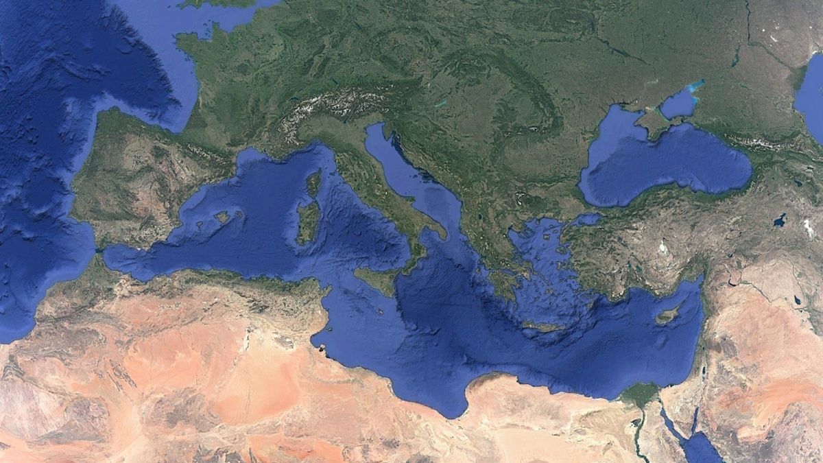 Близько 5,5 мільйонів років тому майже три чверті Середземного моря випарувалися Близько 5,5 мільйонів років тому майже три чверті Середземного моря випарувалися