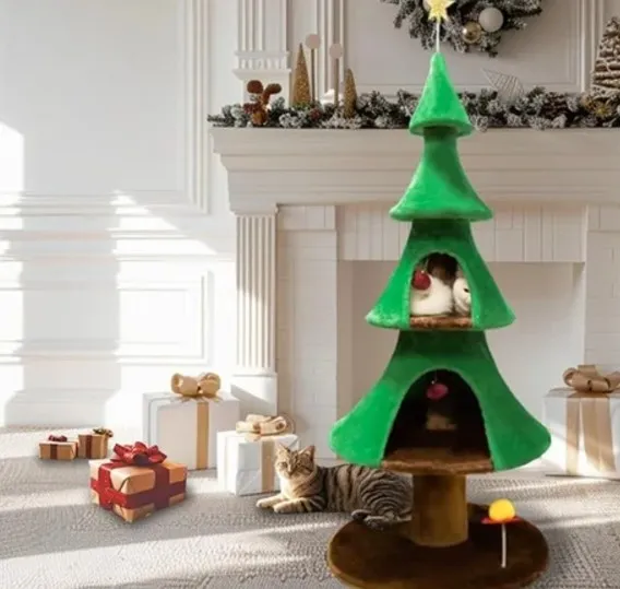 Дом для кота в виде елки Дом для кота в виде елки