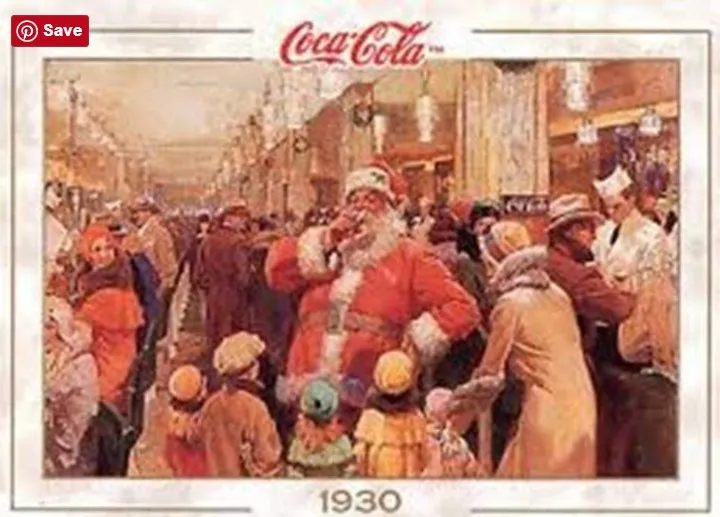 Зображення Санти 1930 року Зображення Санти 1930 року