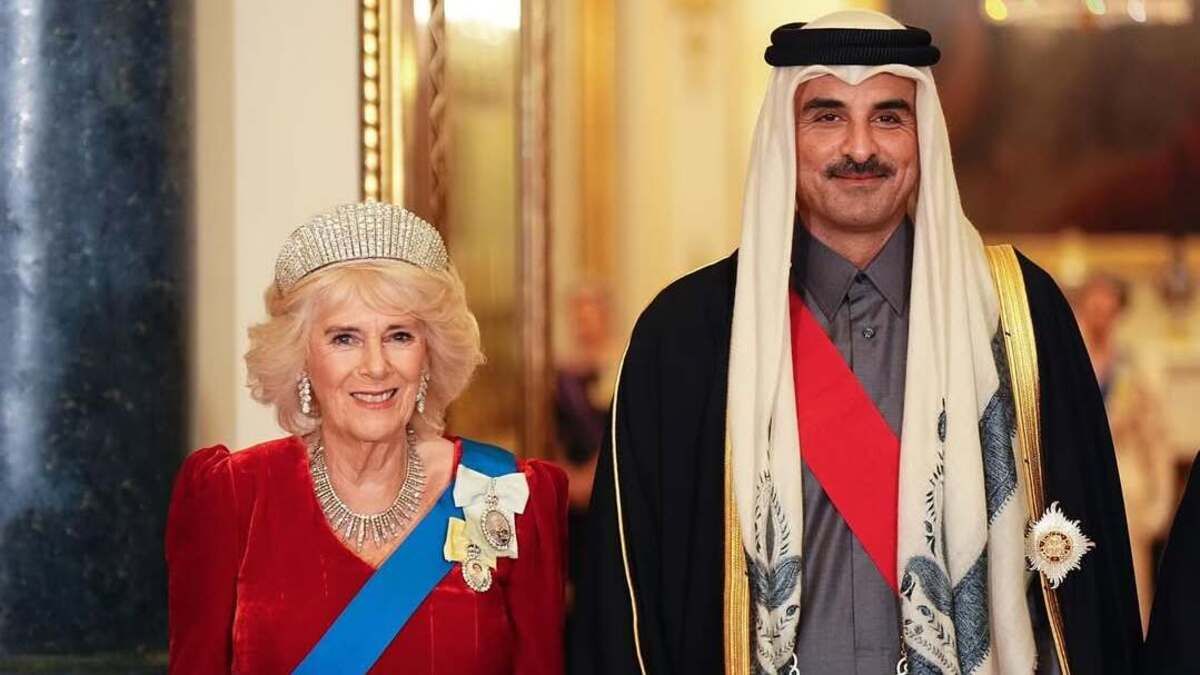 Королева Камілла та емір Катару Королева Камілла та емір Катару