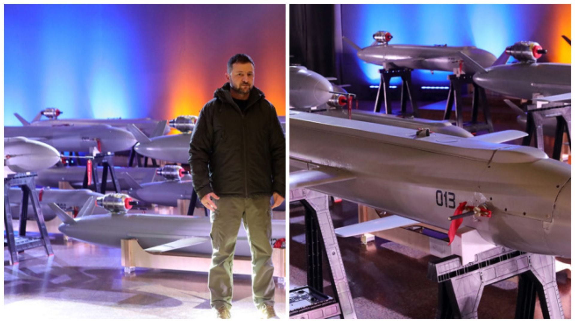 Зеленський передав Силам оборони першу партію новітніх ракет-дронів "Пекло" - 24 Канал Зеленський передав Силам оборони першу партію новітніх ракет-дронів "Пекло" - 24 Канал