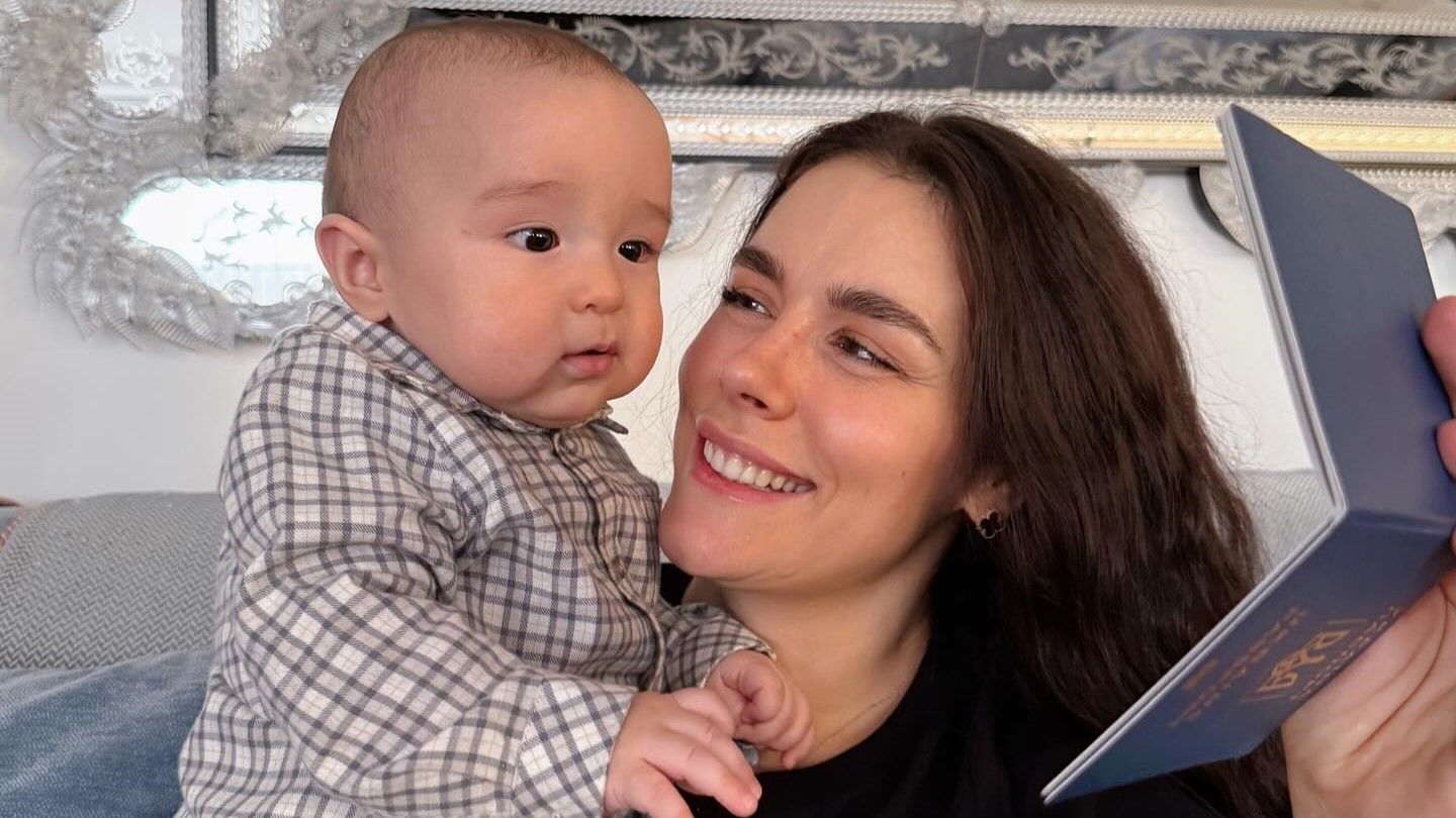 Иванна Онуфрийчук с сыном Иванна Онуфрийчук с сыном