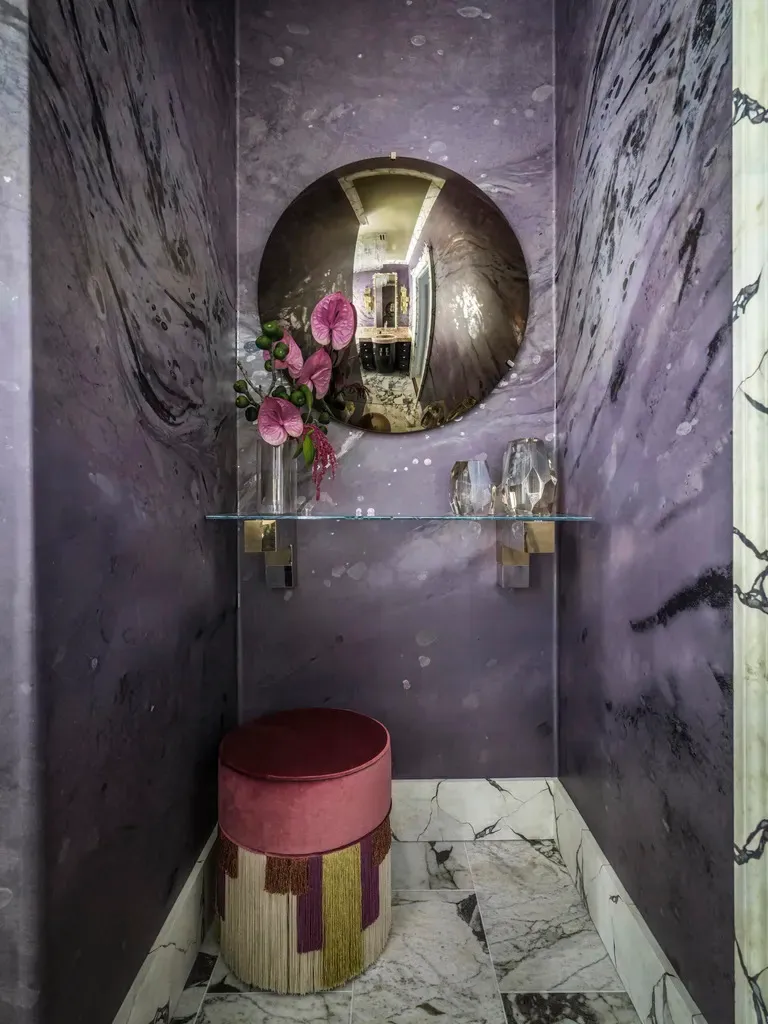 Ванная комната Дизайн Фиолетовый цвет в ванной комнате Ванная комната Дизайн Фиолетовый цвет в ванной комнате