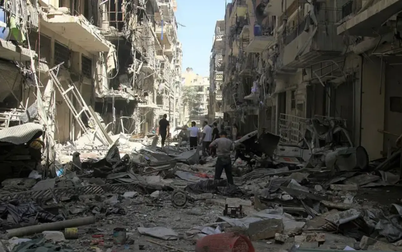 Разрушения в Сирии Разрушения в Сирии