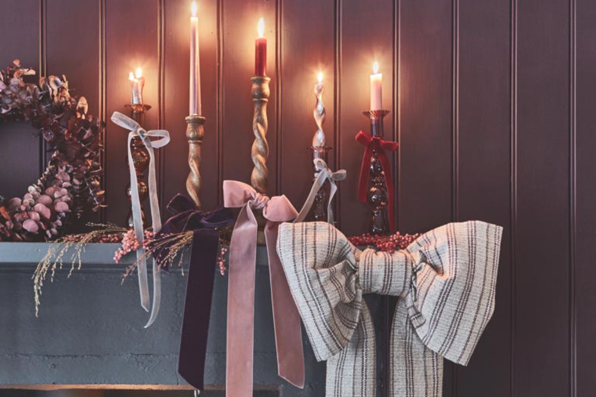 Рождественский бант можно сделать своими руками Рождественский бант можно сделать своими руками