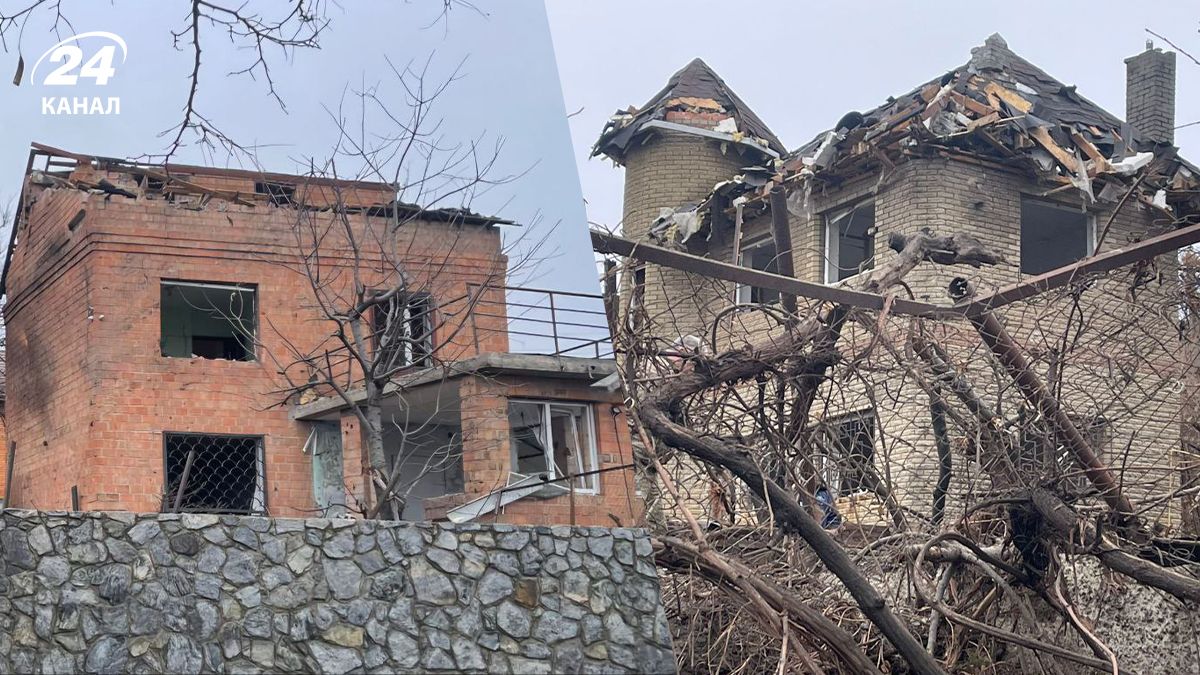 В Днепровском районе повреждения после ракетной атаки В Днепровском районе повреждения после ракетной атаки