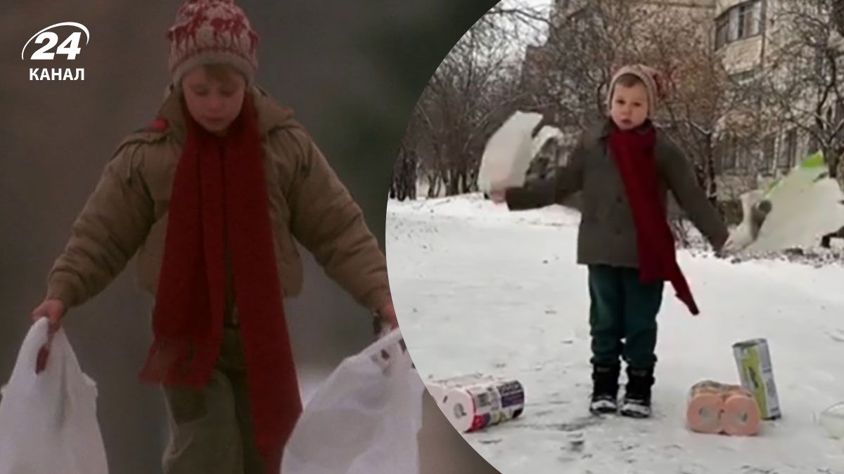 Хлопчик повторив відомі сцени з фільму Сам удома - Тренди Хлопчик повторив відомі сцени з фільму Сам удома - Тренди