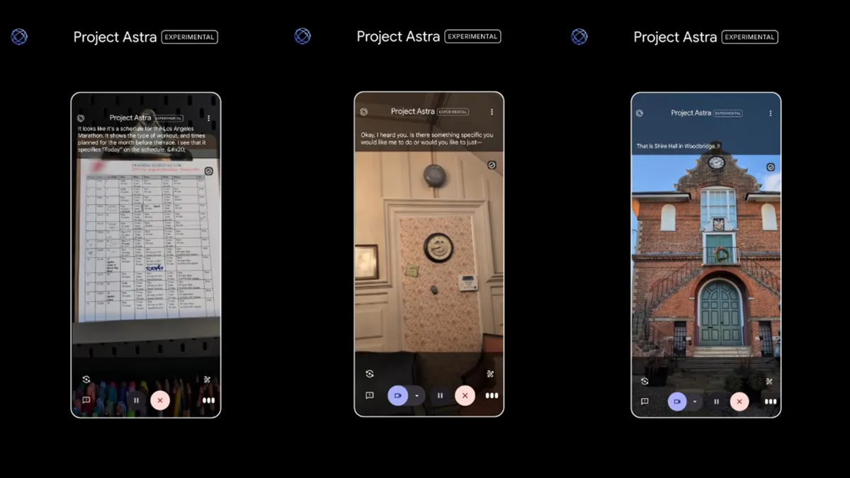 Компанія показала кілька варіантів використання Project Astra Компанія показала кілька варіантів використання Project Astra