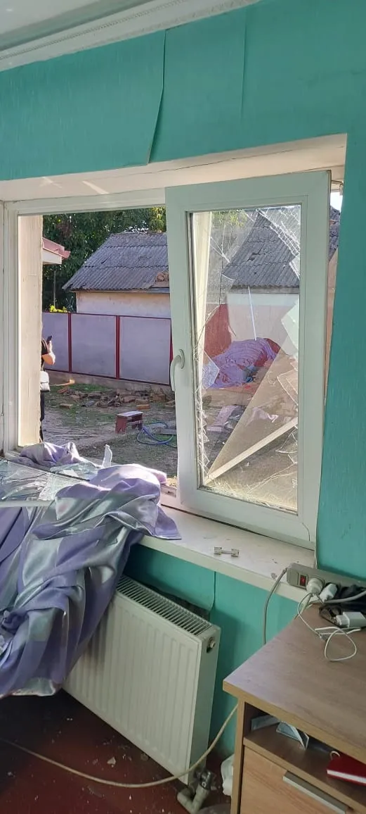 Дом в Измаиле после обстрела Дом в Измаиле после обстрела