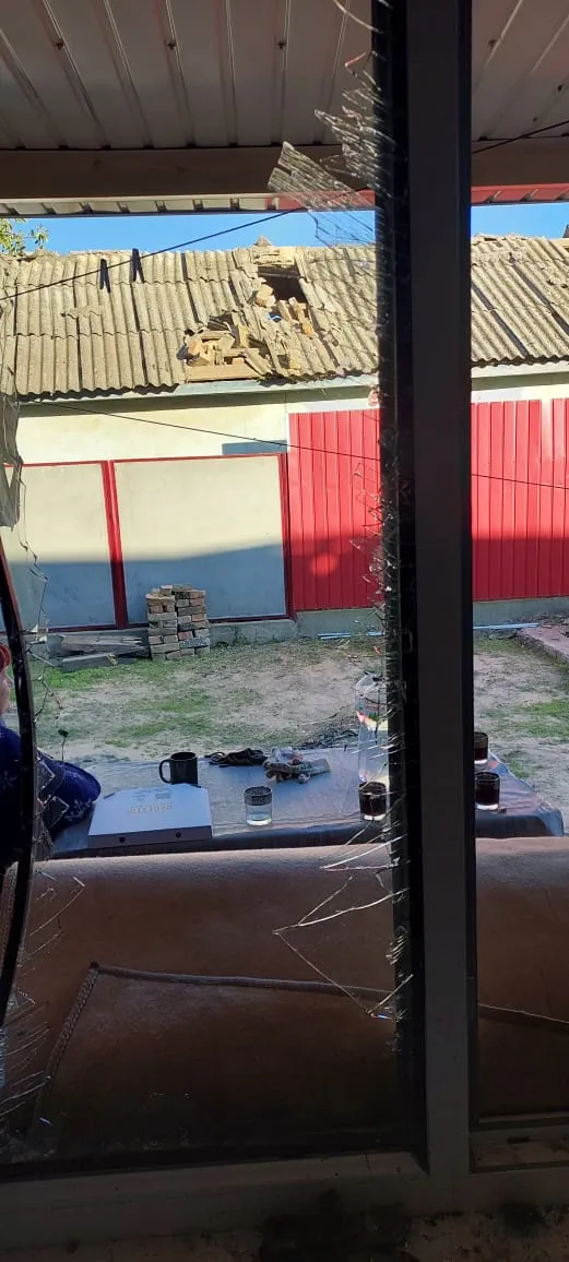 Дом в Измаиле после обстрела Дом в Измаиле после обстрела