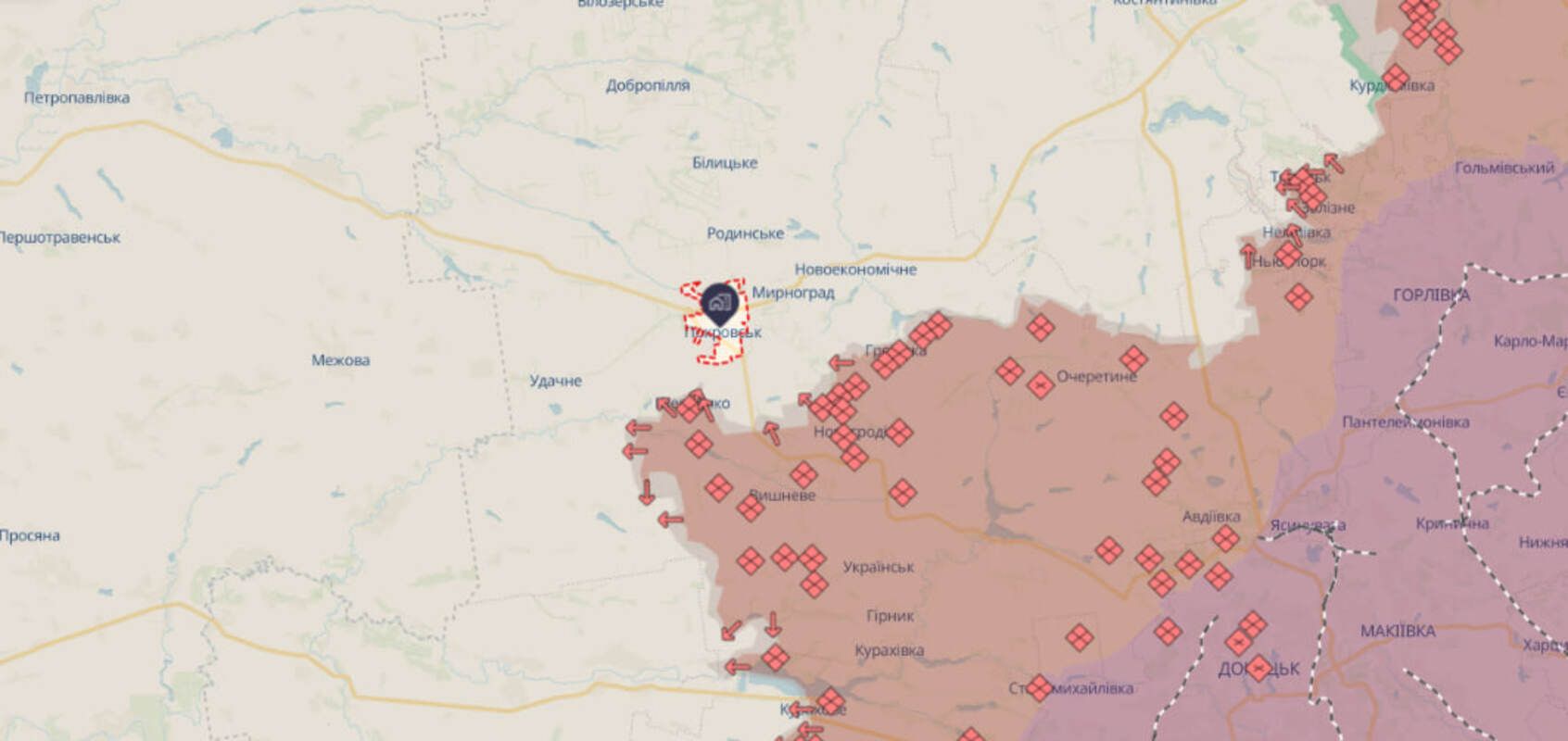 Бої на Покровському напрямку Бої на Покровському напрямку