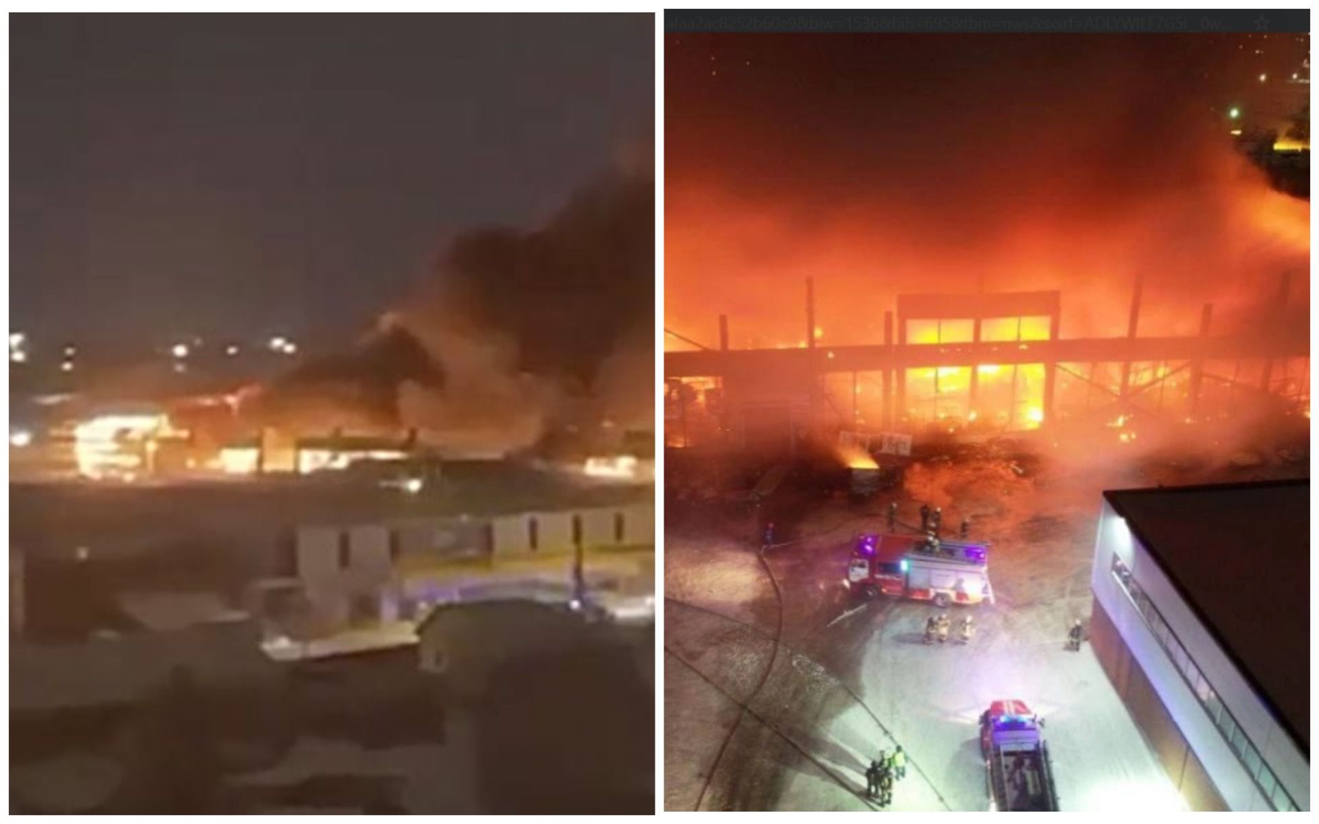 В Новосибирске горел склад В Новосибирске горел склад