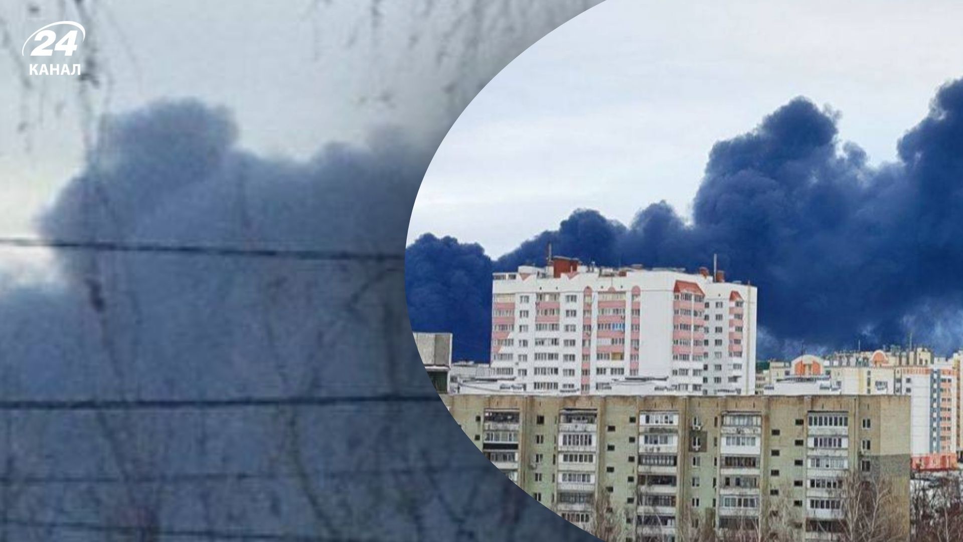 На ранок пожежа на нафтобазі в Орлі стала лише сильнішою На ранок пожежа на нафтобазі в Орлі стала лише сильнішою