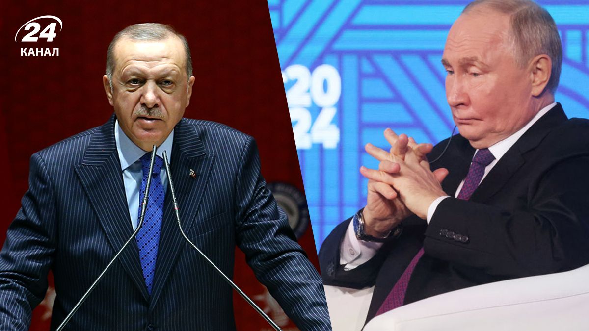 Президент Турции Эрдоган и российский диктатор Путин Президент Турции Эрдоган и российский диктатор Путин