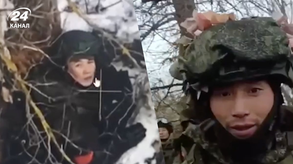 Россияне сжигают лица военных из КНДР Россияне сжигают лица военных из КНДР