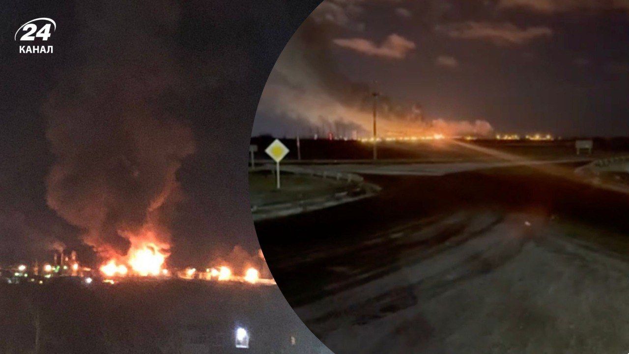 Дроны атаковали российский НПЗ в Новошахтинске Дроны атаковали российский НПЗ в Новошахтинске