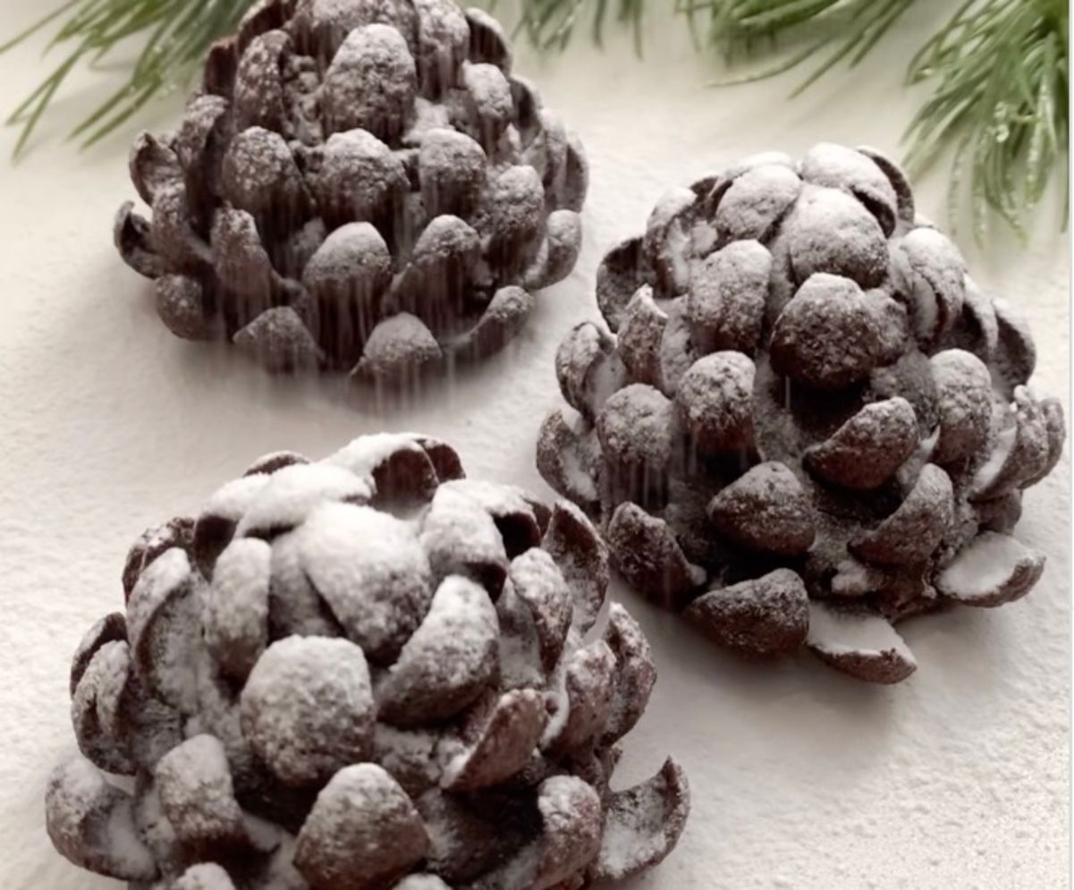 Десерт Сосновые шишки Десерт Сосновые шишки