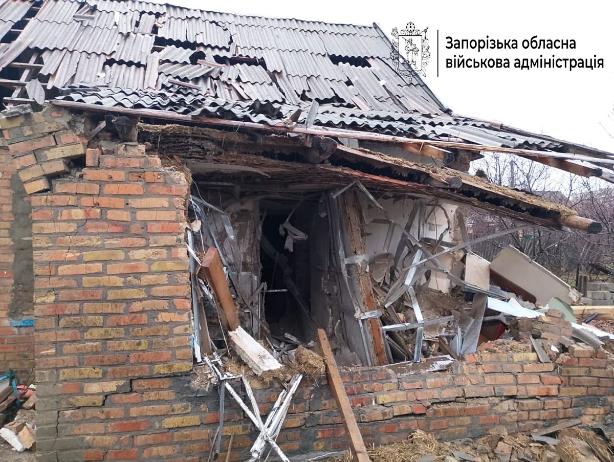 Наслідки атаки росіян по Запорізькій області Наслідки атаки росіян по Запорізькій області