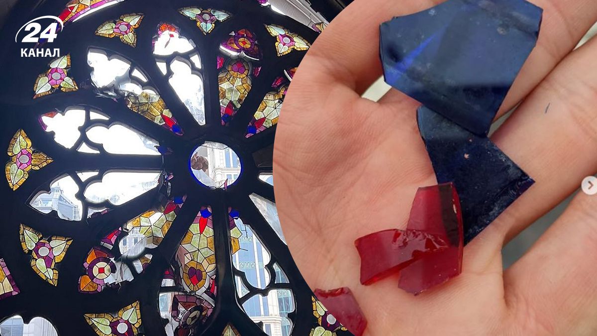 Николаевский костел в Киеве поврежден ударом 20 декабря - фото, видео - новости Киева - 24 Канал Николаевский костел в Киеве поврежден ударом 20 декабря - фото, видео - новости Киева - 24 Канал