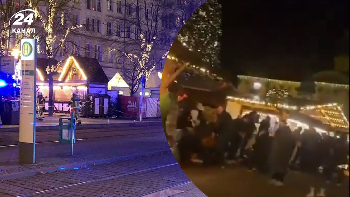 В Магдебурге мужчина въехал в людей на ярмарке