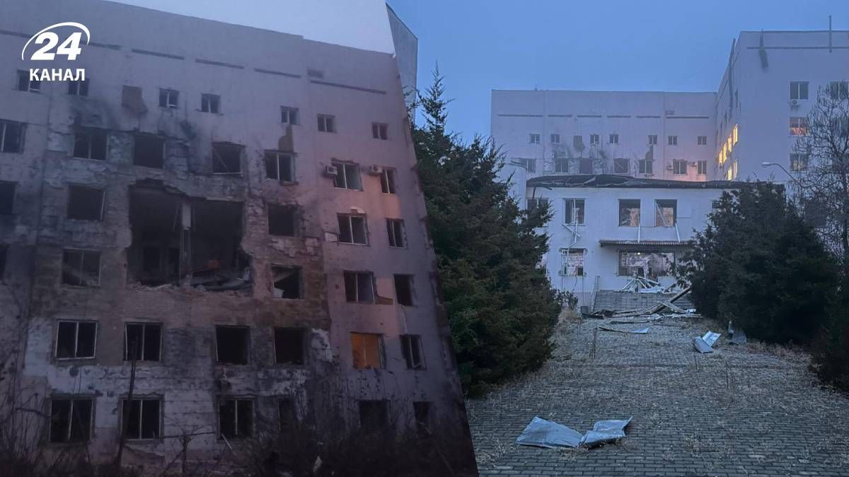 Росіяни завдали удару по онкодиспансеру в Херсоні Росіяни завдали удару по онкодиспансеру в Херсоні