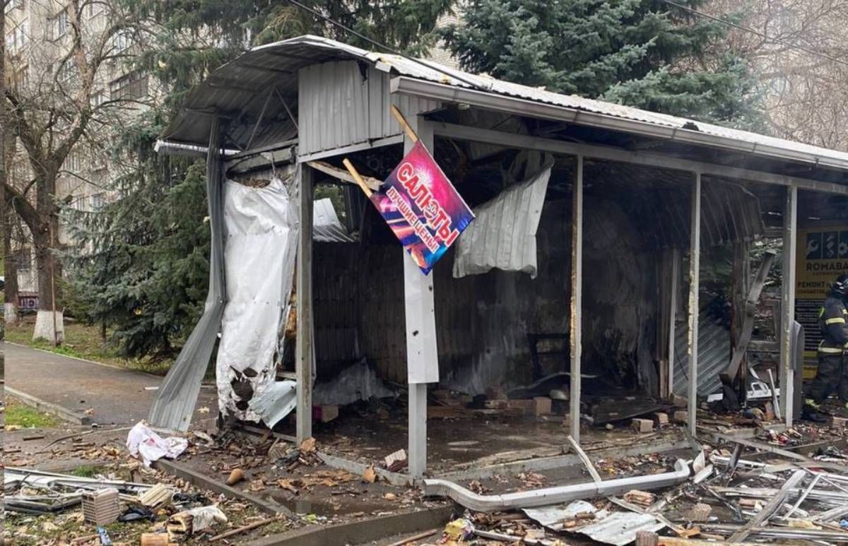 Вибух кіоску з феєрверками Вибух кіоску з феєрверками