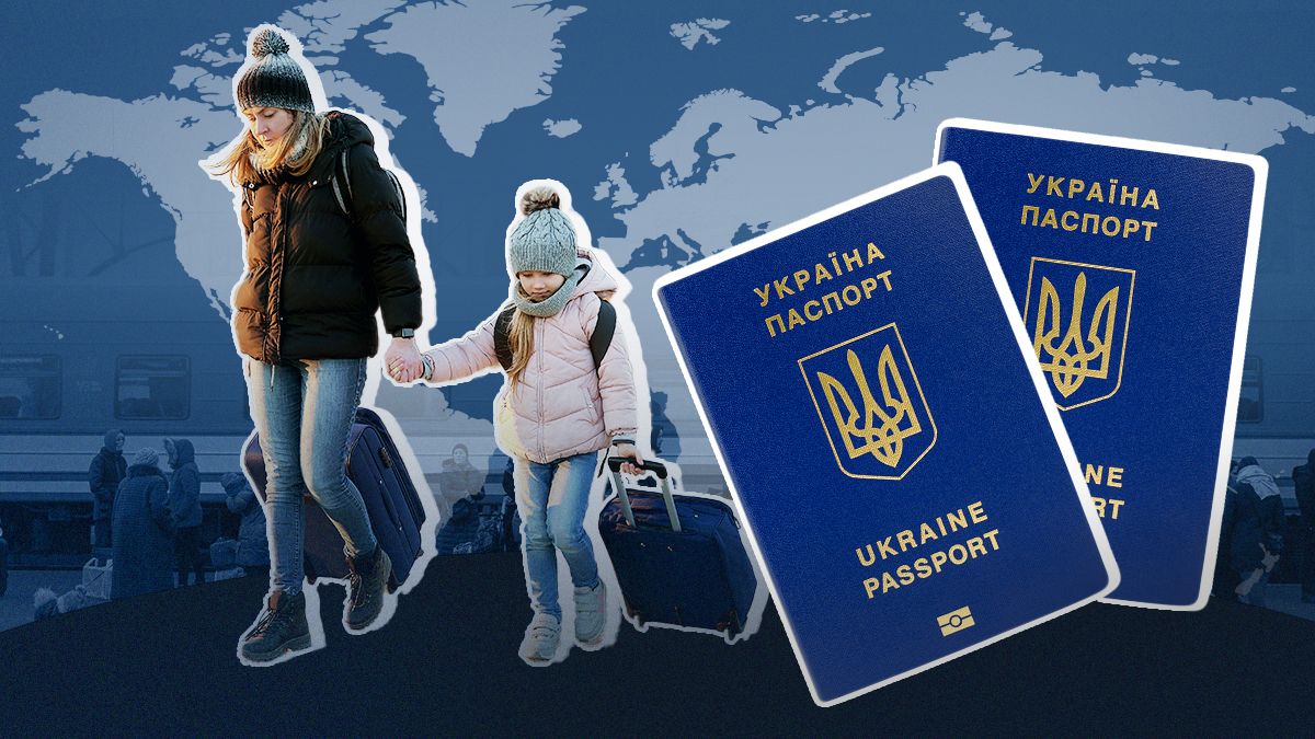 Украинские беженцы в Европе в 2024 году