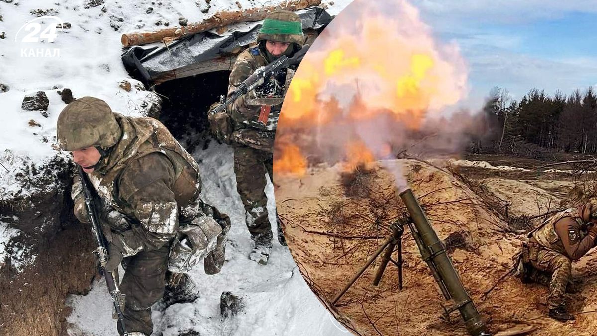 Украинские военные на фронте Украинские военные на фронте